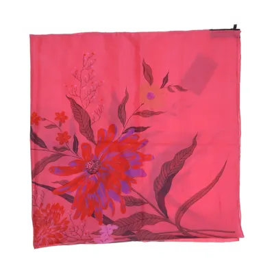 Halsdoek (Roze, Meerkleurig) van Polin Zijde
