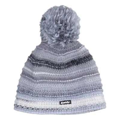 Bonnet à pompon (Gris, Blanc, Noir) de Eisbär Polyester