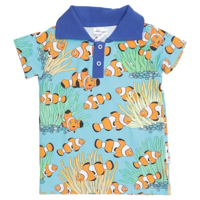 T-shirt (Blue, Orange, Multicolored) from Babauba Cotton, Elastane