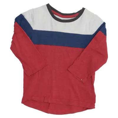 T-shirt à manches longues (Rouge, Bleu, Blanc) de Next Coton