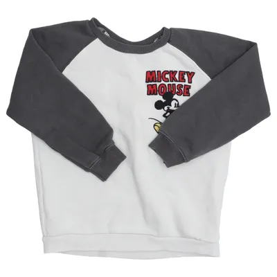 Sweatshirt (Gray, White) from Disney Mickey Mouse
