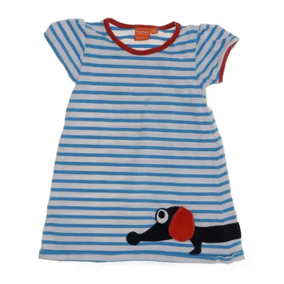 Klänning (Blå, Vit, Röd, Svart) från Lipfish Elastan, Ekologisk bomull, Polyester