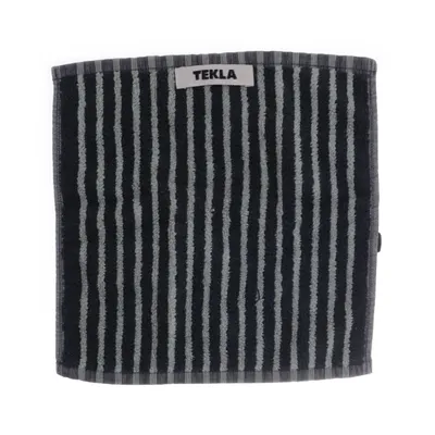 Handdoek (Grijs, Groen) van Tekla Organisch katoen