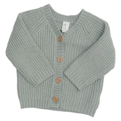 Cardigan (Vert) de H&M Acrylique, Polyamide, Polyester