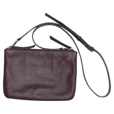 Sac à bandoulière (Marron, Rouge) de Fossil