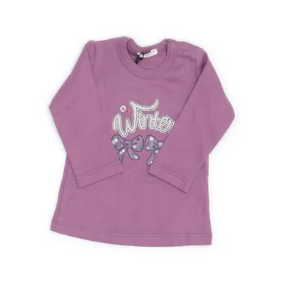 Lange mouwen shirt (Lila) van Benetton Baby Katoen