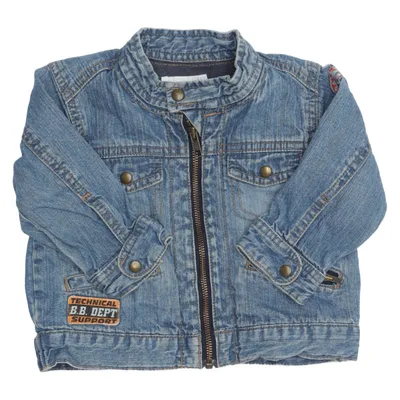Denimjakke (Blå) fra H&M Bomuld