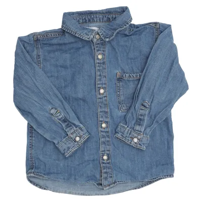 Jeansskjorte (Blå) fra Zara Bomuld