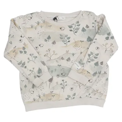 Sweatshirt (Beige, Flerfarvet) fra Newbie by KappAhl Bomuld