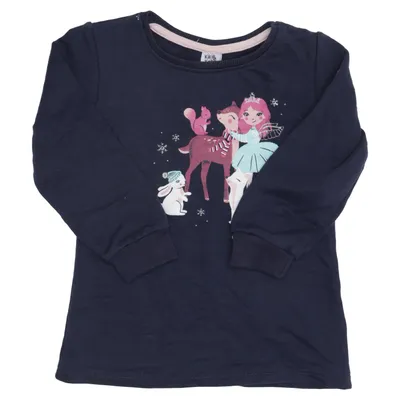 Collegetröja (Blå, Flerfärgad) från Kiki & Koko Bomull, Polyester