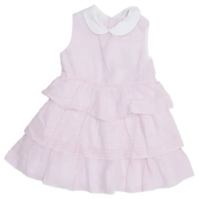 Dress (Pink, White) from Gymp Cotton