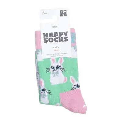 Sokken (Groen, Roze, Wit) van Happy Socks Katoen, Elastaan, Polyamide