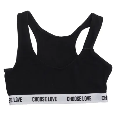 Sport-BH (Svart, Vit) från Choose Love