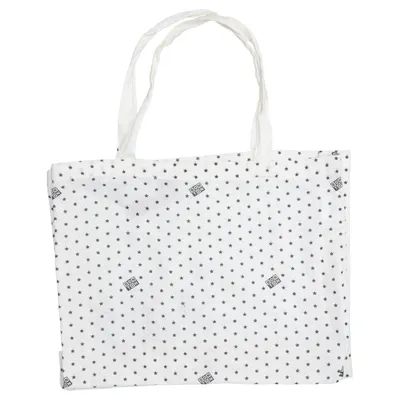 Sac en toile (Blanc, Noir) de Bonton