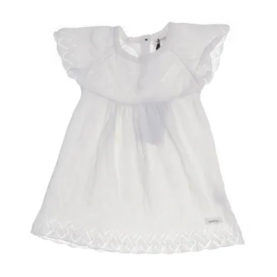 Klänning (Vit) från Newbie by KappAhl Ekologisk bomull