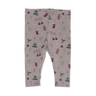 Leggings (Beige, Flerfärgad) från Fixoni Elastan, Ekologisk bomull