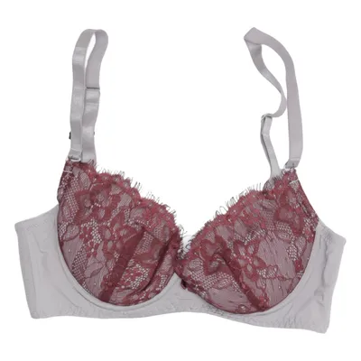 Bra (Gray, Red) from The Little White Company Elastane, Polyamide