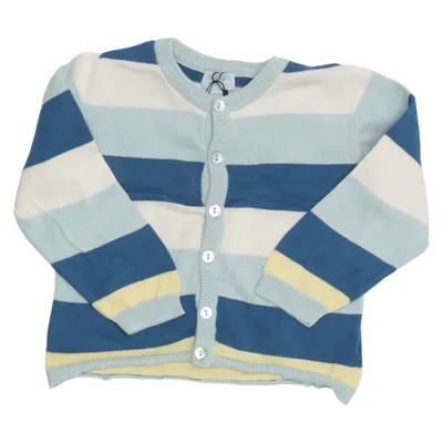 Cardigan (Bleu, Blanc, Jaune) de Noa Noa Miniature Coton