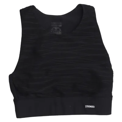Brassière (Noir) de Stronger Élasthane, Polyester