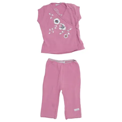 Sæt (Pink) fra Dada Bomuld, Elastan