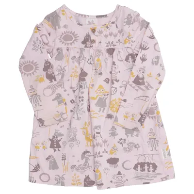 Dress (Pink, Multicolored) from Moomin by Martinex Cotton, Elastane