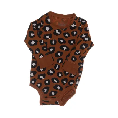 Body (Brun, Flerfärgad) från Lindex Baby Bomull, Elastan
