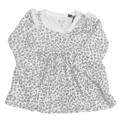 Dress (White, Gray) from Lifewear Bamboo, Cotton