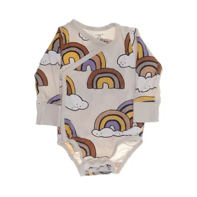 Body (Beige, Flerfärgad) från Lindex Baby Bomull, Elastan