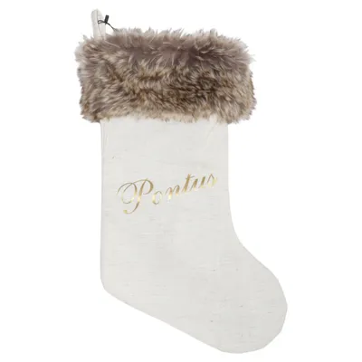 Julstrumpa (Beige) från Rofa Design