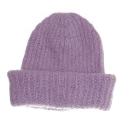 Beaniemössa (Lila) från Carin Wester Mohair, Polyamid, Ull
