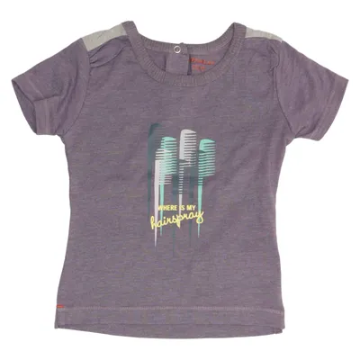 T-shirt (Violet) de Imps & Elfs Coton biologique, Polyester