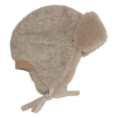 Trapperhatt (Beige, Brun) från Lindberg Bomull, Polyester, Ull