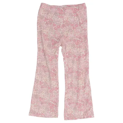 Byxor (Rosa, Flerfärgad) från KappAhl Bomull, Elastan