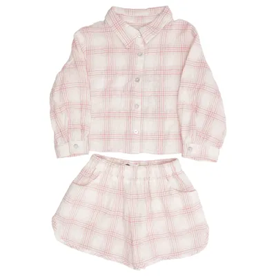 Set (Wit, Roze, Beige) van Zara Katoen, Elastaan, Polyester