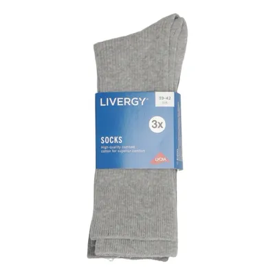 Socks (Gray) from Livergy Cotton, Elastane, Polyamide