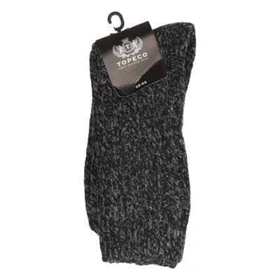 Knit socks (Gray) from Topeco Acrylic, Elastane, Polyamide, Wool