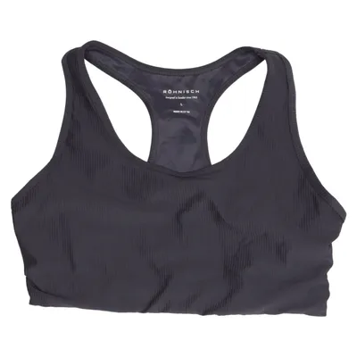 Sports bra (Gray) from Röhnisch Elastane, Polyamide, Polyester