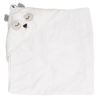 Bath cape (White) from Lindex Newborn Cotton, Polyester