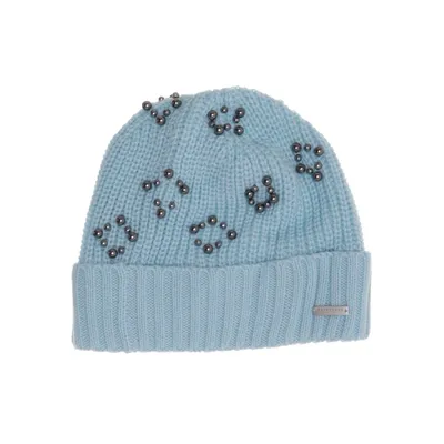 Beanie (Blauw) van Seeberger Acryl, Polyester