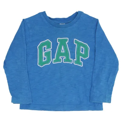 Long sleeve T-shirt (Blue, Green) from BabyGap Cotton