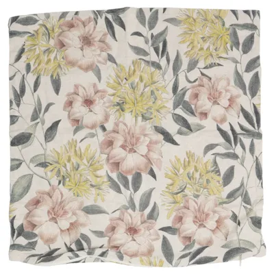 Cushion cover (Beige, Multicolored) from H&M Home Cotton, Linen