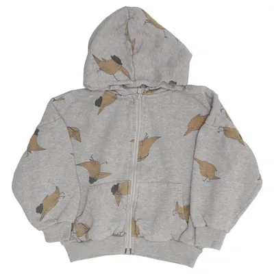 Sweat à capuche (Gris, Marron) de Lötiekids