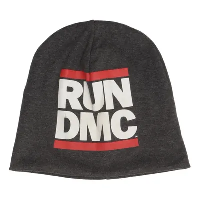 Beanie-Mütze (Grau, Weiß, Rot) von Run DMC