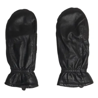 Leather mittens (Black) from Handskmakar'n Leather, Polyester