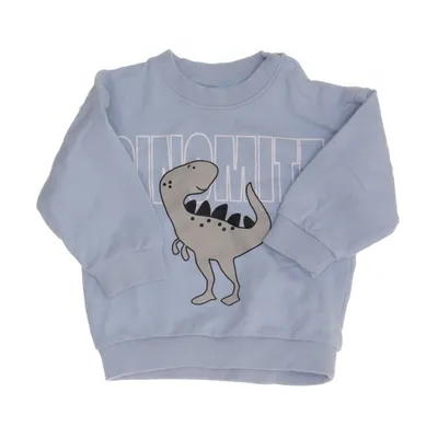 Collegetröja (Blå) från ICA I Love Eco Elastan, Ekologisk bomull