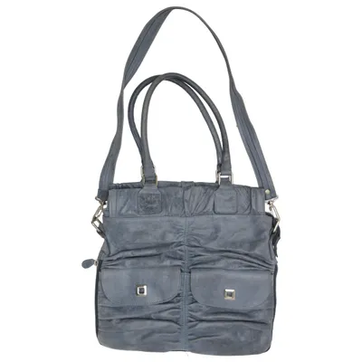 Sac à bandoulière (Bleu) de Lola Palooza Cuir
