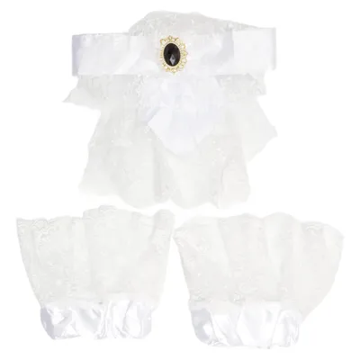 Kostuum accessoires (Wit)