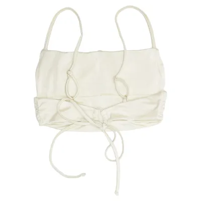 Bikini top (Beige) from Mirah Maja Elastane, Polyamide