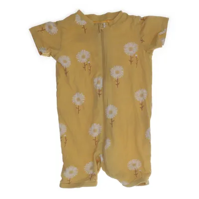 Sparkdräkt (Gul, Vit) från Lindex Baby Bomull