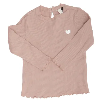 T-shirt à manches longues (Rose) de H&M Coton, Élasthane